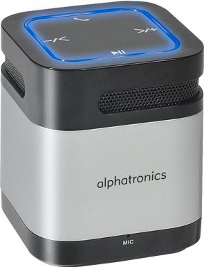 alphatronicsSound Mini Bluetooth-Lautsprecher mit UKW-Radio