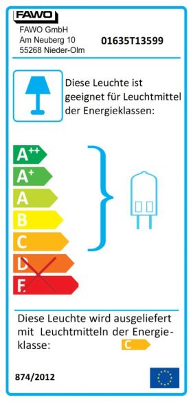  Halogen-Aufbauleuchte Top Energieeffizienz