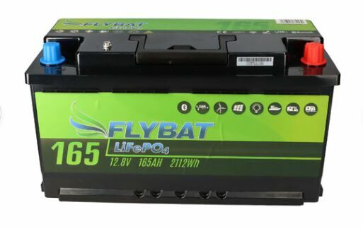 FLYBAT LiFePO4 Smart BMS 12.8 V 165 Ah Lithiumbatterie