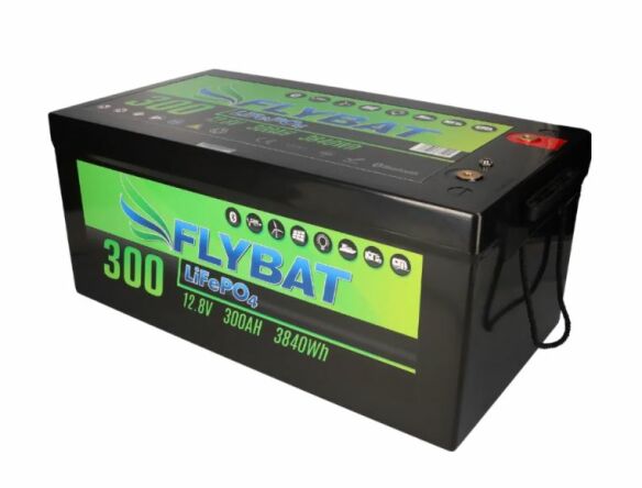 FLYBAT LiFePO4 Smart BMS 12.8 V 300 Ah Lithiumbatterie