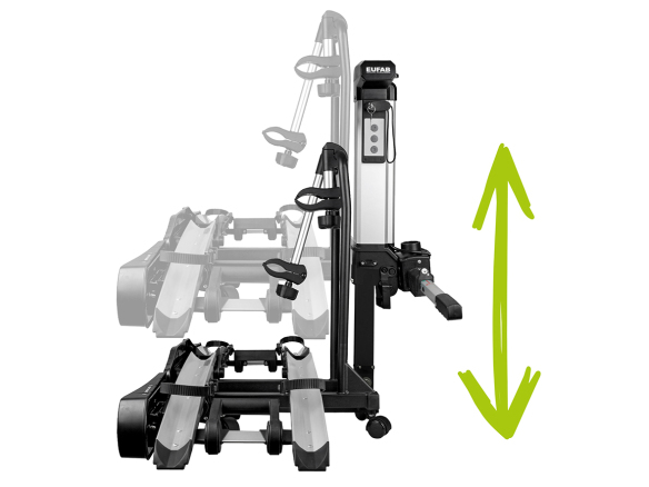 Eufab Fahrradträger BIKE LIFT, komplett vormontiert 