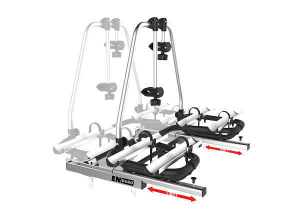 LAS Fahrradträger BC 260 für die Deichsel, gleitend 