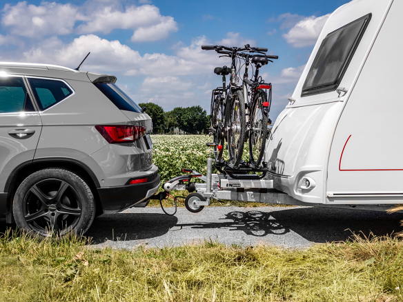 LAS Fahrradträger BC 260 für die Deichsel, gleitend 