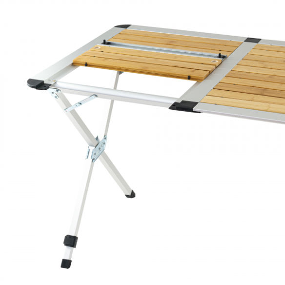 Yaccu Bambus-Rolltisch 110 x 71 x 70 cm