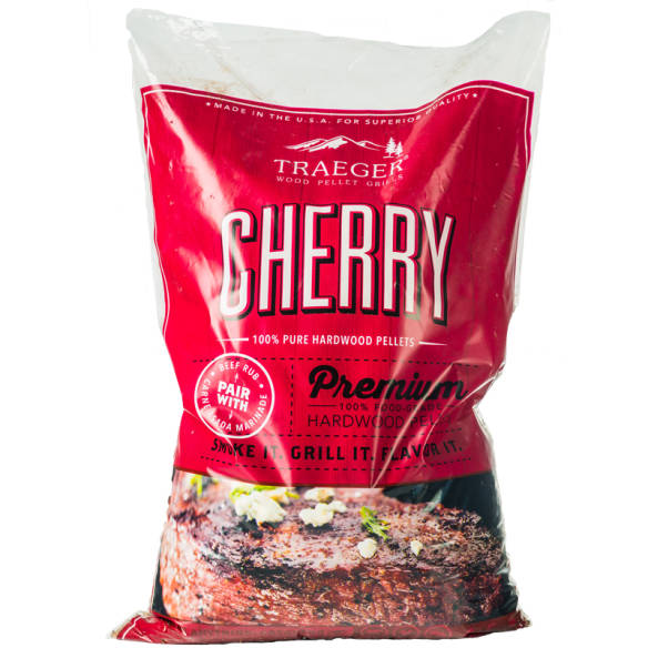 Traeger Hartholz Pellets Kirsche 9 kg Beutel Traeger Hartholz Pellets Kirsche 9 kg Beutel