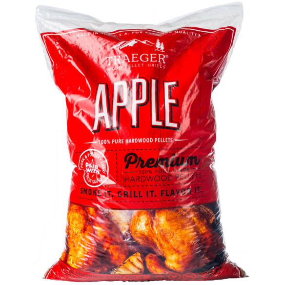 Traeger Hartholz Pellets Apfel/ Apple 9 kg Beutel Traeger Hartholz Pellets Apfel/ Apple 9 kg Beutel