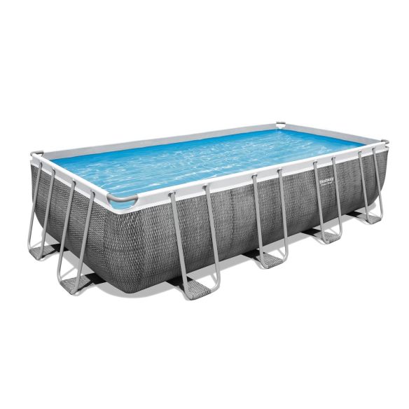 Bestway 56991-21 Power Steel™ Frame Pool, 488 x 244 x 122 cm, Komplett-Set