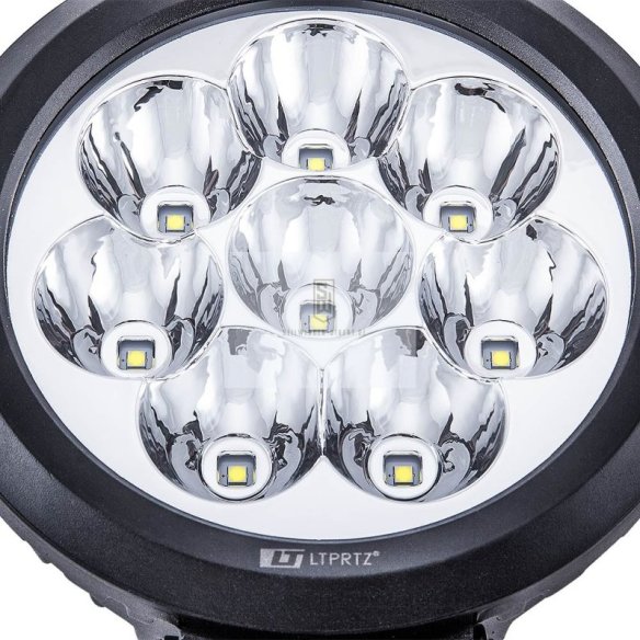 LIGHTPARTZ 80W LED Fernscheinwerfer  UltraLux 10° Modell DL008-S ECE