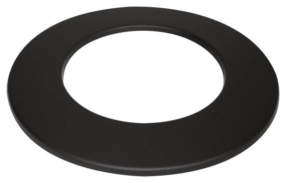 Rosette Stahlschwarz 150/200 mm Rosette Stahlschwarz 150/200 mm