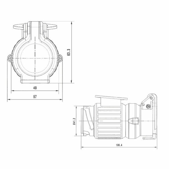 Adapter DIN – Multicon West