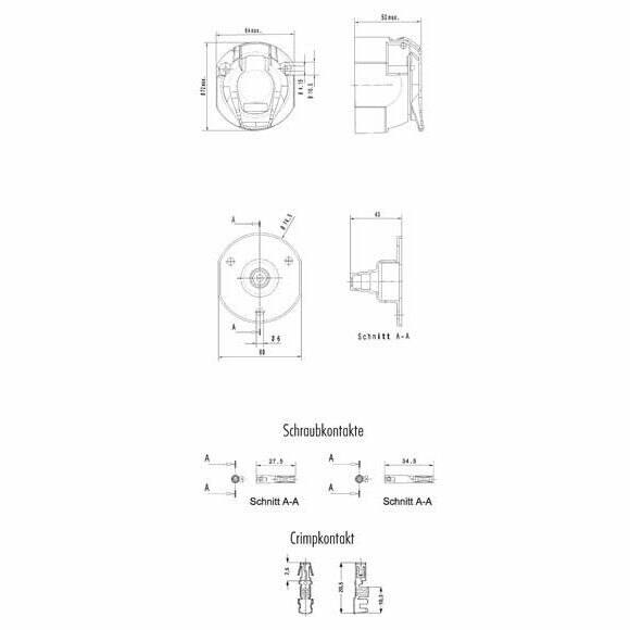 Steckdose Multicon West