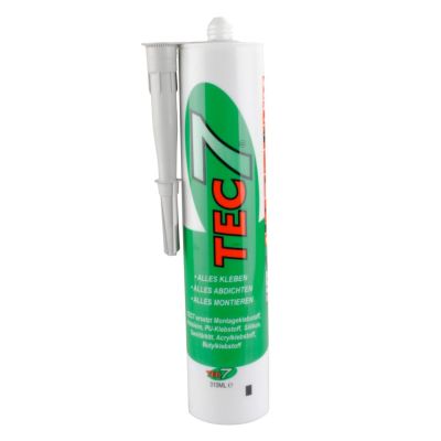 TEC7 Klebe- und Dichtmittel 310 ml hell grau