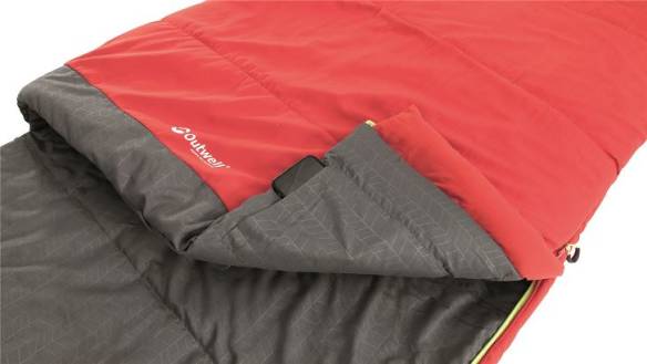 Outwell Deckenschlafsack Celebration Lux Rot