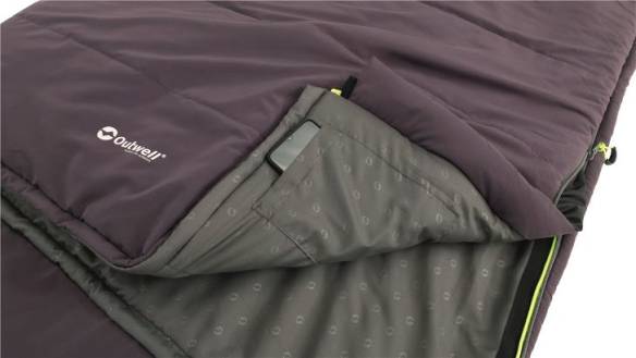 Outwell Deckenschlafsack Contour Dark Purple