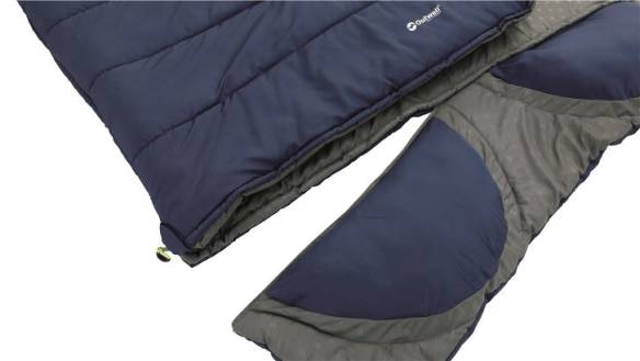 Outwell Deckenschlafsack Contour Lux Double Imperial Blue