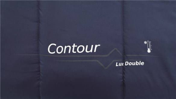 Outwell Deckenschlafsack Contour Lux Double Imperial Blue