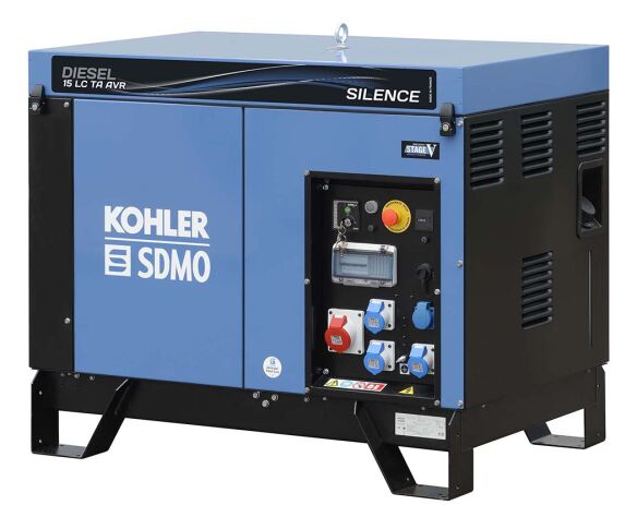Kohler SDMO Stromerzeuger Diesel 15 Lc Ta Silence Avr C5