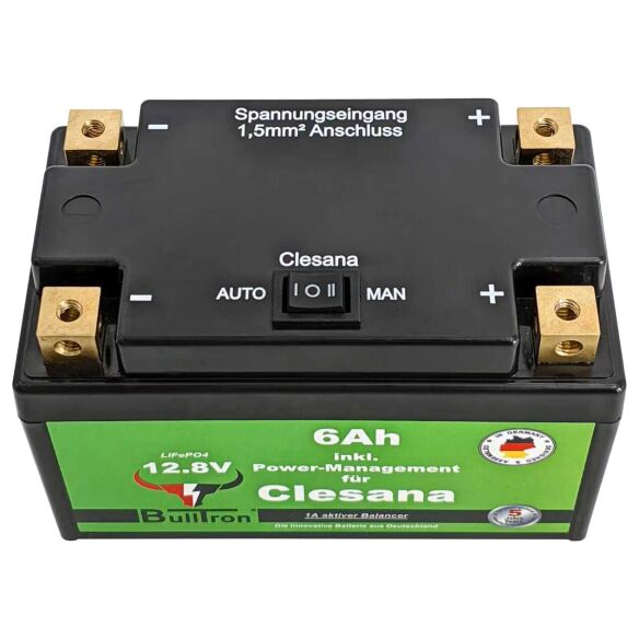 Lithium Batterie für Clesana C1 inkl. Power-Management & Anschlusskabel