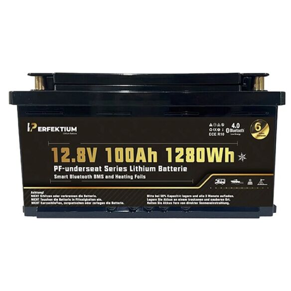 Lithium Batterie PF-Underseat-12 mit Heizung, 100 Ah