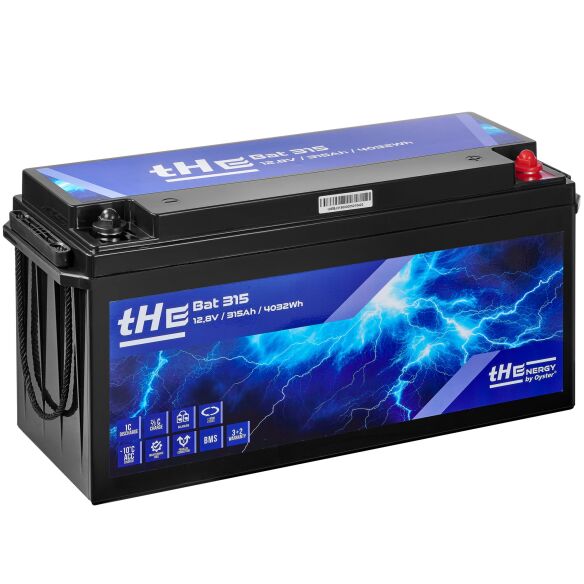 Lithium Batterie LiFePO₄ tHE Bat 315, 12,8 V, 315 Ah