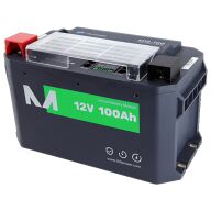 Lithium Batterie M12-100/P mit Heizung LiFePO4 323/492