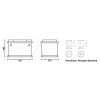 Lithium Batterie Standard, 100 Ah