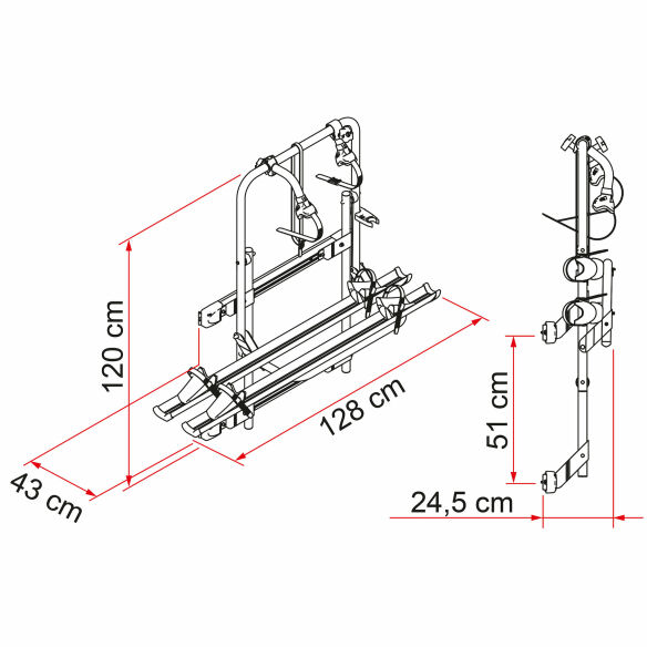 Fahrradträger Carry-Bike 200 DJ Ducato