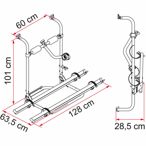 Fahrradträger Carry-Bike Wohnwagen