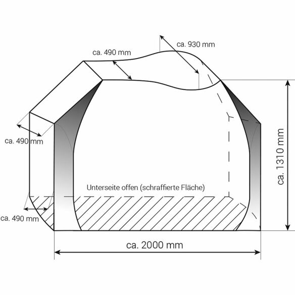 Fahrradschutzhülle Universal Zwoo, 2 E-Bikes