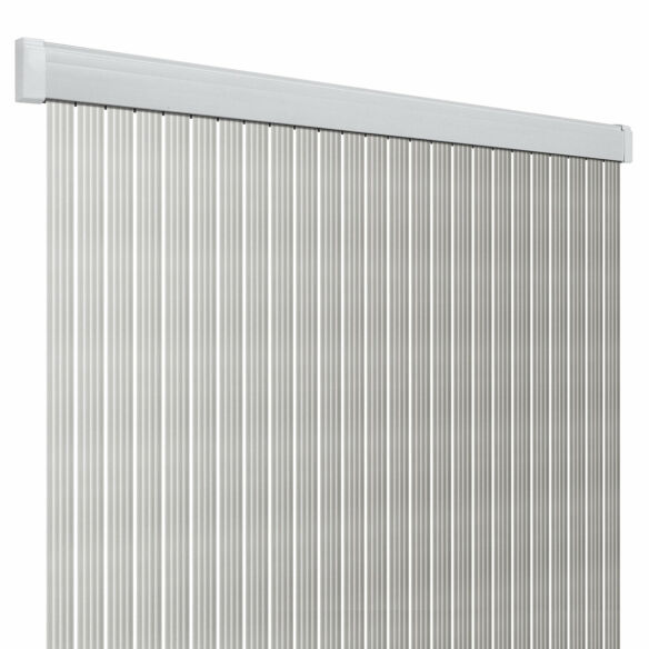 Türvorhang Band Lux, silber, 60 cm