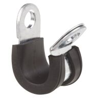Rohrschelle 6 mm mit Gummiprofil 311/629
