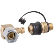 Steckkupplung Set Typ SKU-QR, G 1/4 LH-KN x SKU und STN x G1/4LH-ÜM 90° 350/463