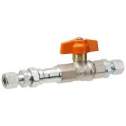 Kugelhahn mit TAE PS 5 bar, bds. RVS 12