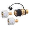 Steckkupplung Set Typ SKU-QR, G 1/4 LH-KN x SKU und 2 x STN x G 1/4 LH-ÜM