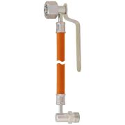 Gas-Hochdruckschlauchleitung, 30 mbar, 300 mm