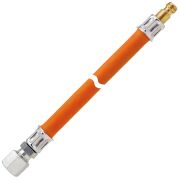 Gas-Mitteldruckschlauchleitung 10 bar RVS 8 x STN x 800