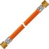 Gas-Hochdruckschlauchleitung 10 bar bds. G 1/4 LH-ÜM x 600 MS