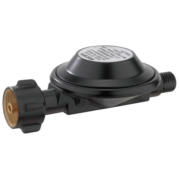 Gasregler, Grillregler mit Schlauchbruchsicherung, EN61, 1,5 kg/h 50 mbar