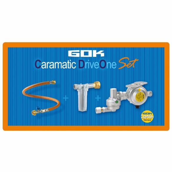 Sicherheits-Gasdruck-Regelanlage Caramatic DriveOne Set, horizontal