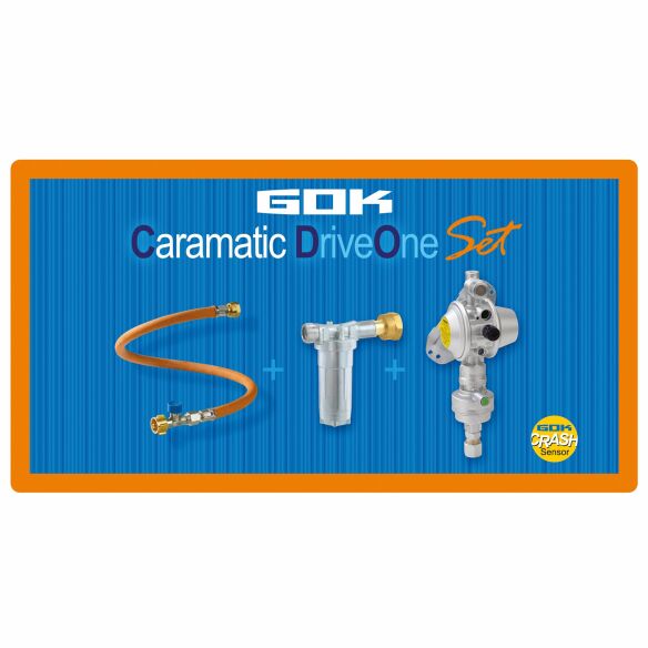 Sicherheits-Gasdruck-Regelanlage Caramatic DriveOne Set, vertikal