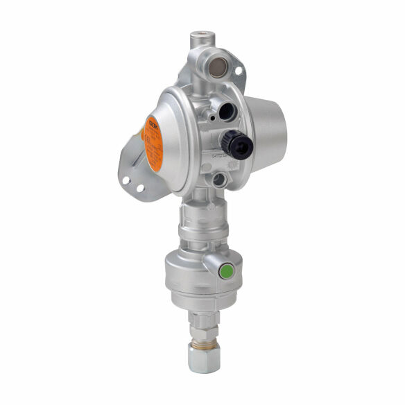 Sicherheits-Gasdruck-Regelanlage Caramatic DriveOne, vertikal, 50 mbar