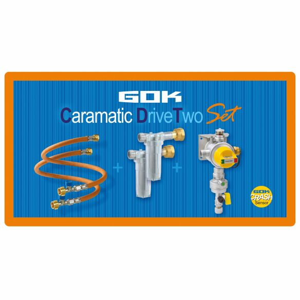 Sicherheits-Gasdruck-Regelanlage Caramatic DriveTwo Set, vertikal