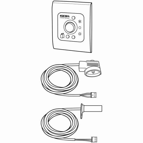 Reglerheizung Caramatic TwoControl mit Fernanzeige