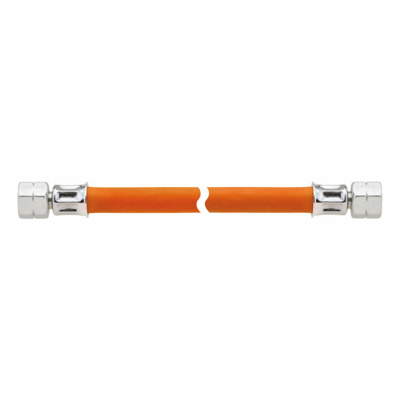 Mitteldruck-Schlauchleitung 10 bar, G 1/4 LH-ÜM x G 1/4 LH-ÜM, 1500 mm
