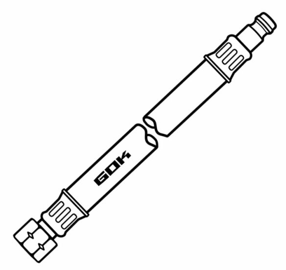 Mitteldruck-Schlauchleitung