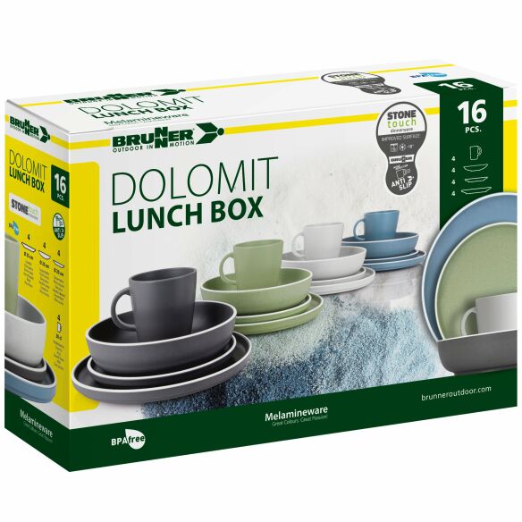 Geschirrset Lunch Box Dolomit