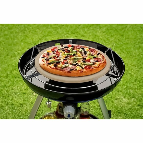Cadac Pizzastein 42 mit Halter