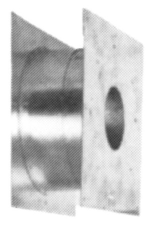 Oranier Teleskop-Holzwanddurchführung - Wandstärke 56 - 210 mm 