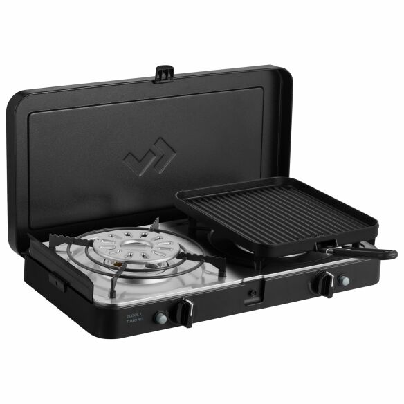 Cadac Gaskocher 2 Cook 3 Black Turbo Deluxe 30 mbar