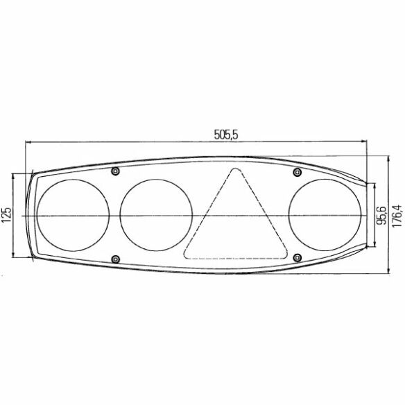 Heckleuchte Caraluna II Plus Chromium